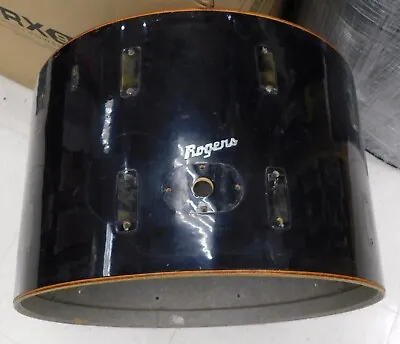 Vintage Rogers HOLIDAY Model 14  X 22  Bass Drum Shell ONLY - Black • $75