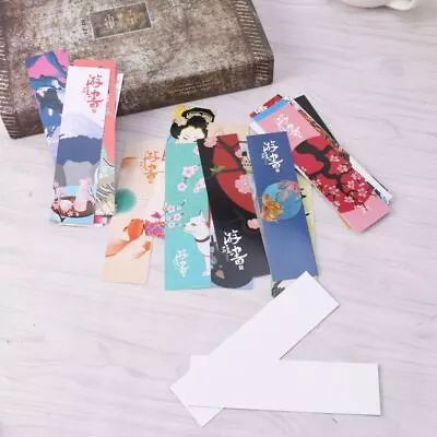 30 Sheets/pack Creative Japanese Style Book Marks Vintage Retro Wind Bookmarks • £4.84