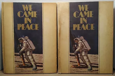 We Came In Peace: Story Of Man In Space 1969 (2) Vintage Illustrated Hardcovers • $27.33