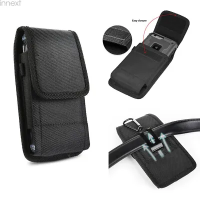 For Mobile Cell Phone Case Cover Belt Hook Pouch Bag Nylon Universal • $6.29