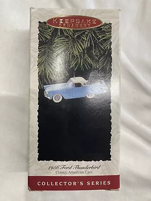 1993 Vintage Hallmark Keepsake Christmas Ornament 1956 Ford Thunderbird. • $0.99