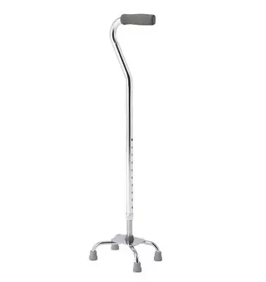 Aluminum Quad Cane Small Base Chrome Each • $15.65