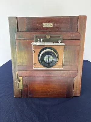 Antique 8  X 10  Field Camera Manuf. By Priox (France) Around 1900.   • £1187.70