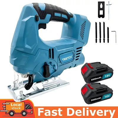 Cordless Jigsaw Variable Speed 4Setting Blade Battery For Makita DJV180Z 18V LXT • £41.10