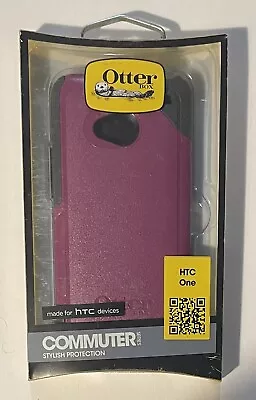 Otterbox Commuter Series Phone Case For HTC One Purple Grey • $9.99