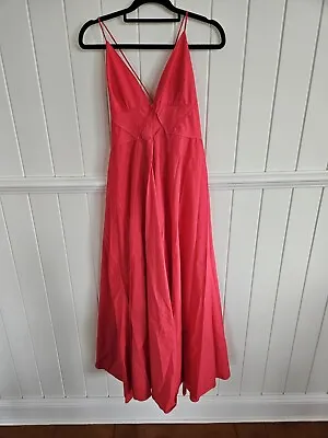 $77 • Buy Scanlan Theodore Parachute Dress Pink 12