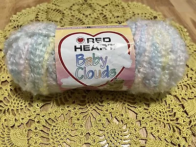 Vintage Red Heart Baby Clouds Yarn Color 9010 Pastels • $8.99