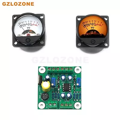 LM358 VU Level Meter Driver Kit/Board +2PCS VU DB Meter For Preamp / Amplifier • $16.99