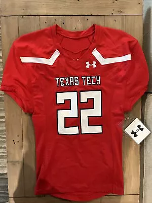 Under Armour Texas Tech Red Raiders Football Jersey Men's Large Red UFJ175M • $18