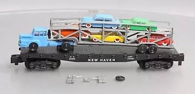 American Flyer 24566 Vintage S New Haven Flatcar W/Auto Carrier Truck Load • $99.99