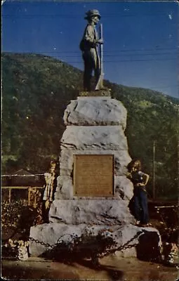 Driftwood PA Civil War Monument Bucktail Rangers Vintage Postcard • $6