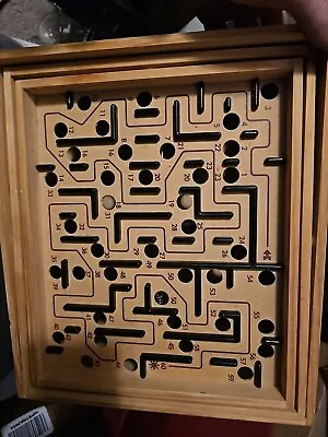 BRIO Sweden Labyrinth/Marble Maze Wood Game Box EUC • $7