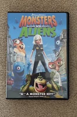 Monsters Vs. Aliens (DVD 2009) Dreamworks Rated PG Animated Family Movie • $5.99