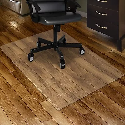 Kuyal Clear Chair Mat For Hard Floors 90x120cm (3'x4') Transparent Office & Home • £21.78