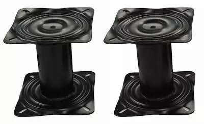 2 X BOAT SEAT PEDESTALS 7  FIXED HEIGHT PEDESTAL STAND Fishing Cruiser Speedboat • £21.49