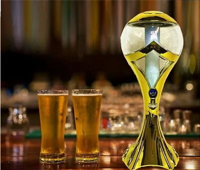 World Cup 3L Beer Tower Tap Faucet Beverage Drink Dispenser Party Bar Restaurant • $59.99