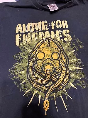 Alove For Enemies Shirt SPIRIT-FILLED HARDCORE/CHRISTIAN Facedown Records Zao • $13.99