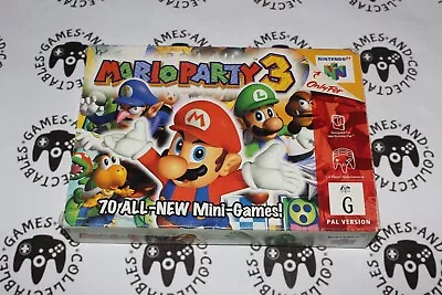 Nintendo 64 / N64 | Mario Party 3 | Boxed | OzShop • $999.99