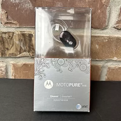 MOTOPURE H15 Universal Bluetooth Flip Headset Ear  Charger Stand CrystalTalk  • $44.99