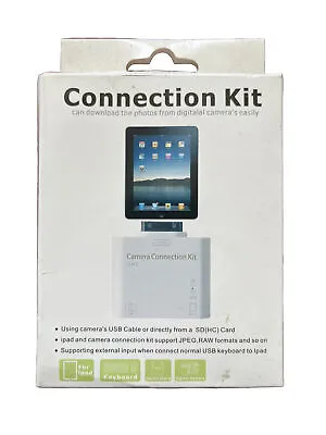 New!! IPad Camera Connection Kit Download Photos From Camera Easily Brand New • £8.50