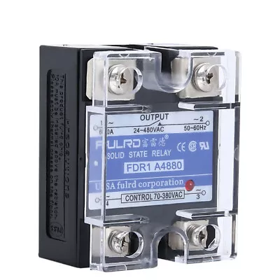 1PC  AC-AC FDR1 A4880 80A SSR 80AA  80A Single-phase Solid State Relay  • $31.55