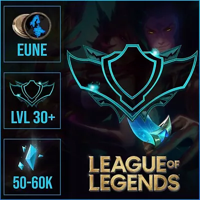 League Of Legends Account LOL EUNE 40.000+ BE Smurf Level 30 Unranked Cheap! • £9.89