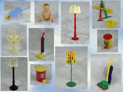 RENWAL MARX & Other Small Plastic Dollhouse/miniature Accessories • $7.95