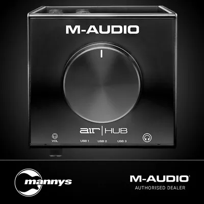 M-Audio Air Hub USB Monitoring Interface W/ Built-In 3-Port Hub • $139