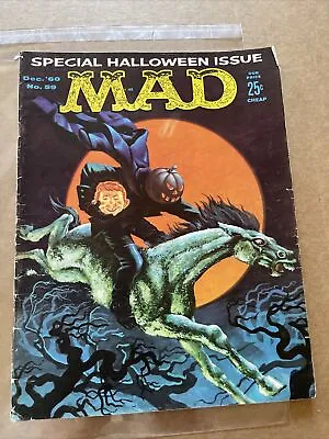 MAD Magazine #59 Halloween Cover Dec 1960 Very Good Shipping Included • $39.90