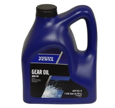 Genuine OEM Volvo Penta 1141677 GL-5 Gear Oil Gallon SAE 80W-90 • $67