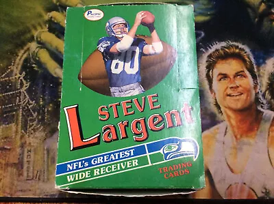 NEW 1989 Pacific Steve Largent 36 Sealed Wax Packs Football Wax Box • $59.99