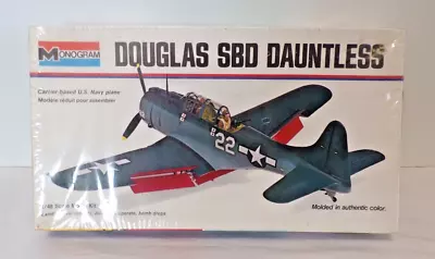 1973 Monogram Model Featuring DOUGLAS SBD DAUNTLESS 1/48 #6830 Sealed See Below • $29.95