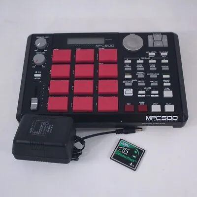 AKAI Professional MPC500 Music Production Center Sampler Sequencer W/AC Adapter • $450
