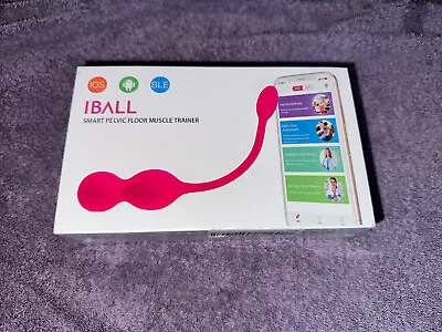 Iball Smart Pelvic Floor Muscle Trainer IOS Android Silicone NEW • $34