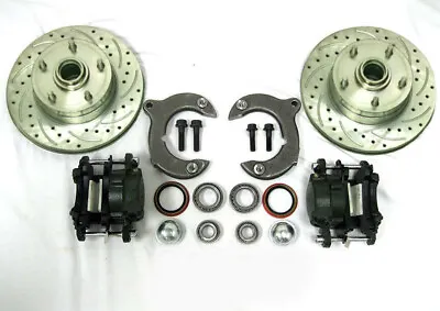 Mustang II 2 Front Disc Brake Conversion Kit 11  Slotted Ford Rotors No Spindle • $375.95