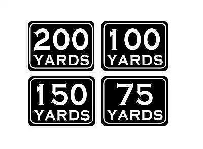 Vintage Style GOLF DISTANCE MARKERS Signs NEW Ball Yard • $19.99