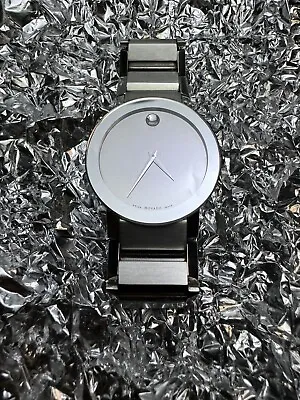 MOVADO Sapphire Museum Mirror Dial 84 G1 4896 MENS WRIST WATCH • $900