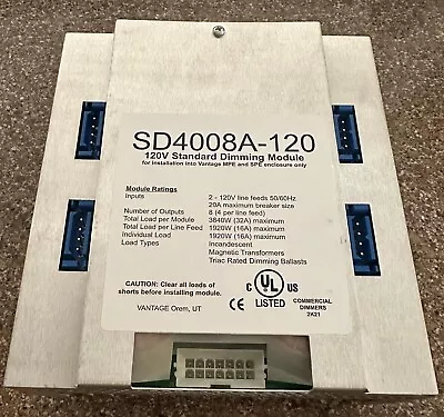 Vantage Controls Standard Dimming Module SD4008A-120 Tested • $79