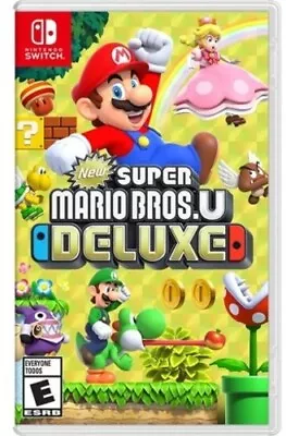 New Super Mario Bros. U Deluxe For Nintendo Switch [New Video Game] • $114.83