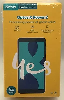 Zte Optus X Power 2 Phone 16gb New (p545) (black) #4902nsb • $75