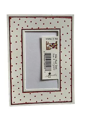 MINI RED DOTS Die-Cut “Frame Ups”FRAME(3.5” X 4.5”)My Minds Eye•Polka-Dots•Spots • $2.59