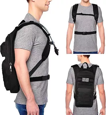 Hydration Backpack With 3L TPU Water Bladder Pack Tactical Molle Water Backpack  • $29.99