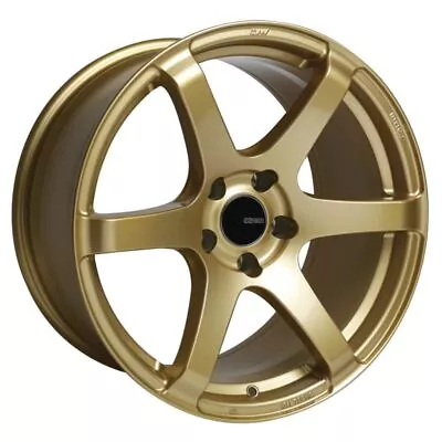 Enkei T6S 17x8 45mm Offset 5x100 Bolt Pattern 72.6 Bore Gold Wheel • $212.25