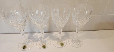 $219.98 • Buy Waterford Crystal Araglin Water Goblets Set Of 4 -7 7/8 