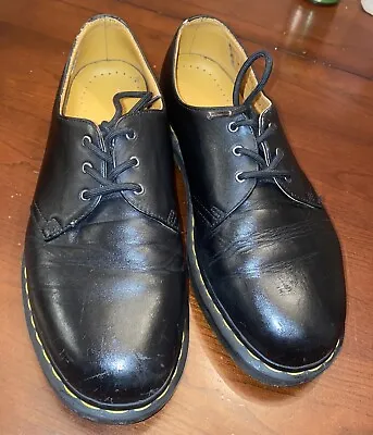 Vintage Doc Martens 1461 6 Eye Oxford Black Matte US Size 11 • $67.99