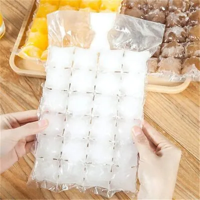 30x 720 Ice Cubes Disposable Ice Bag Quick Freezer Odorless Food Bag Cold Drinks • £2.97