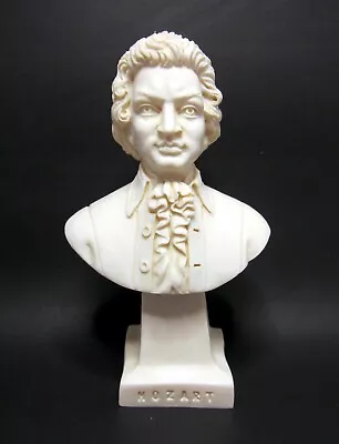 Vintage Piano Décor Bust Of Musical Composer Mozart Sculpture Statue Art Resin?  • $22.94