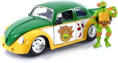 Jada Teenage Mutant Ninja Turtles 1:24 1959 Volkswagen Drag Beetle Die-cast... • $29.99