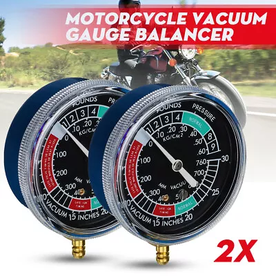 $17.49 • Buy NEW Cylinder Motorcycle Fuel Vacuum Carburetor Synchronizer Gauge Carb Sync Tool