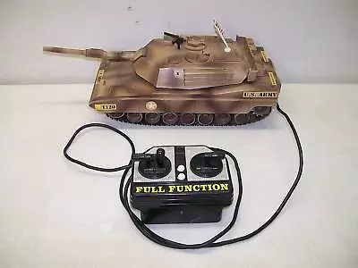 Vintage Full Function Battery Operated Rc Us Army Tank • $49.99